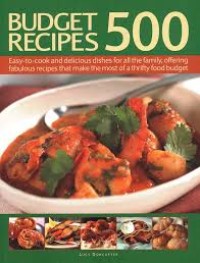 BUDGET 500 Recipes 500