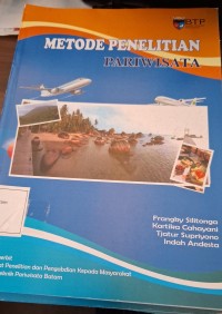 Image of Metode Penelitian Pariwisata