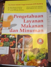Image of Pengetahuan Layanan Makanan Dan Minuman