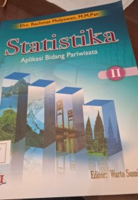 Image of Statistika Aplikasi Bidang Pariwisata